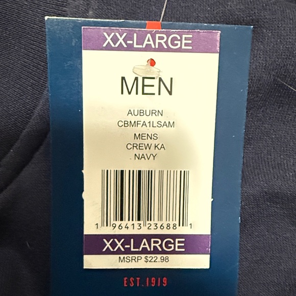 Champion Navy Auburn Tigers Crewneck Sweater - Picture 6 of 6